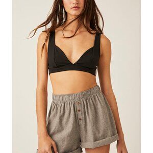 Free People Black Bra